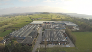 The Masterdor Factory taken by our drone on the company overview video