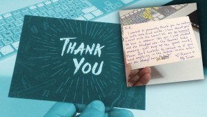 Marketing Tip Thank You card