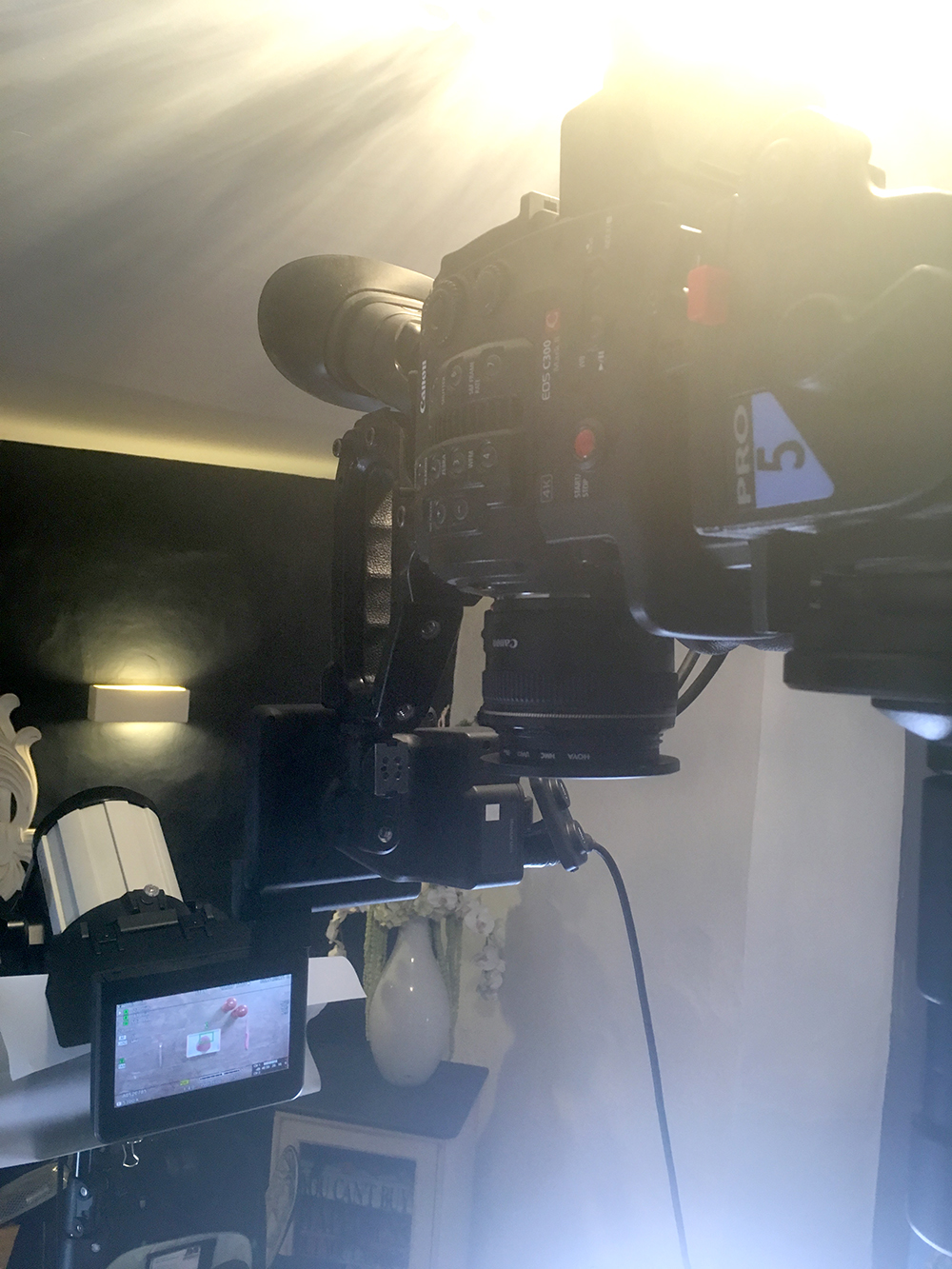 How to film a plate of food - behind the scenes of how we set up the studio